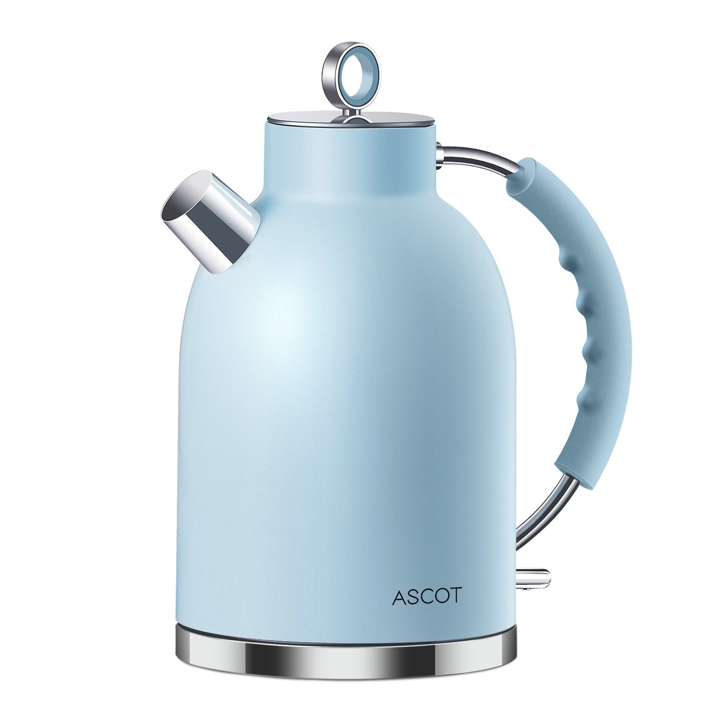 ASCOT Electric Kettle Glass Tea Kettle,1.5L(K2-Blue)